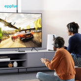 LE Audio over Ear Bluetooth 5.4 Headphones with Mic,Aptx Lossless/Lc3/Auracast Headset for Music Gaming TV Watching QC308