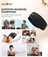 Sleep Headphones Bluetooth 5.2 Headband, Sports Wireless Earphones Music Sleeping Eye Mask Earbuds with HD Stereo Speaker for Mom Women Men Teen Running Cool Gadgets Unique Gifts