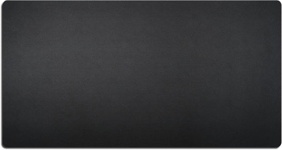 Leather Desk Blotter Pad 34 X 17 Inches, Flat, Non-Slip, Waterproof, Black