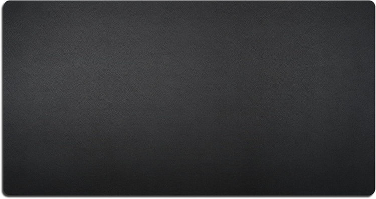 Leather Desk Blotter Pad 34 X 17 Inches, Flat, Non-Slip, Waterproof, Black
