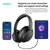 LE Audio over Ear Bluetooth 5.4 Headphones with Mic,Aptx Lossless/Lc3/Auracast Headset for Music Gaming TV Watching QC308