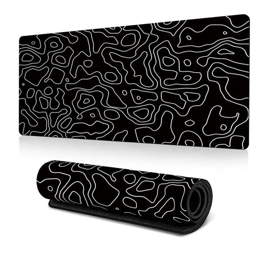Large Non-Slip Line Pattern Gaming Mouse Mat