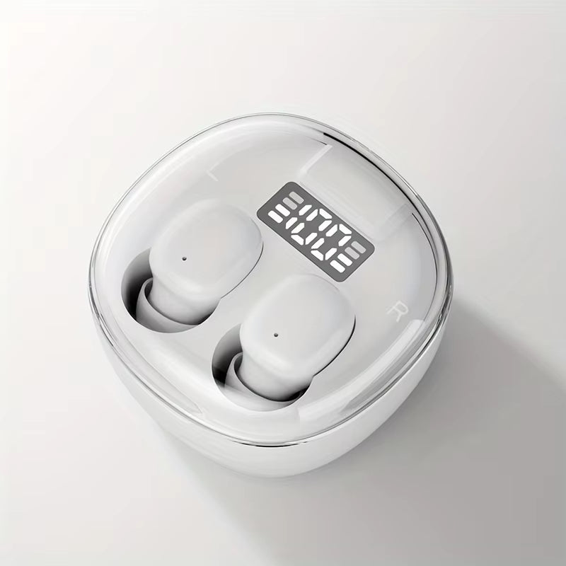 Invisible Earbuds Sleep Smallest Mini Wireless Ear Buds Discreet for Work Headphones True Wireless Earpiece with Charging