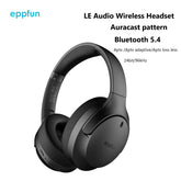 LE Audio over Ear Bluetooth 5.4 Headphones with Mic,Aptx Lossless/Lc3/Auracast Headset for Music Gaming TV Watching QC308