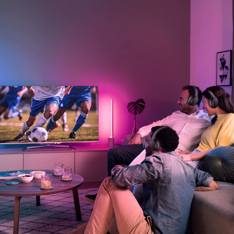 LE Audio over Ear Bluetooth 5.4 Headphones with Mic,Aptx Lossless/Lc3/Auracast Headset for Music Gaming TV Watching QC308