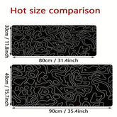 Large Non-Slip Line Pattern Gaming Mouse Mat