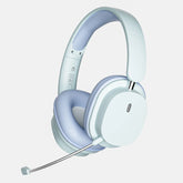 Wireless Bluetooth Headphones over Ear,Hi-Fi Stereo Wireless Headphones Foldable/Wired/Wireless with Microphone/Tf,Available for TV, Travel,Home Office Headset,Quick Charge 20 Hours Playtime Blue