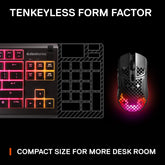 Apex 3 TKL RGB Gaming Keyboard - Tenkeyless - Water & Dust Resistant - PC and USB-A