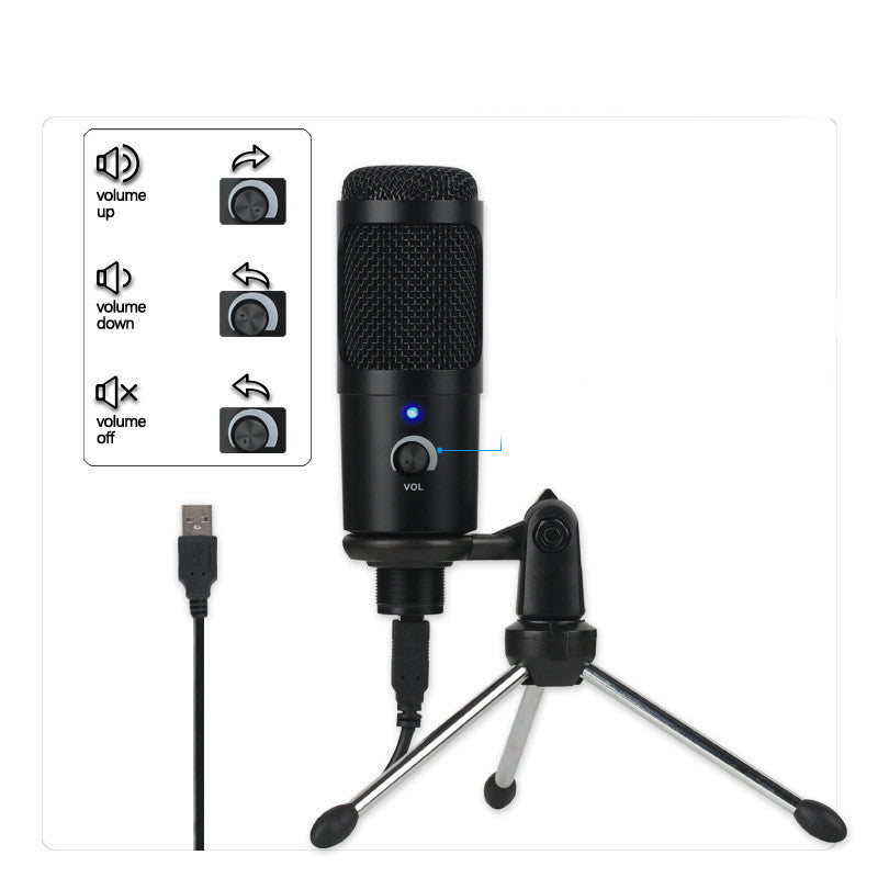 Capture clear and professional sound with this Computer Condenser Microphone. Ideal for gaming, streaming, podcasts, and live recording sessions.