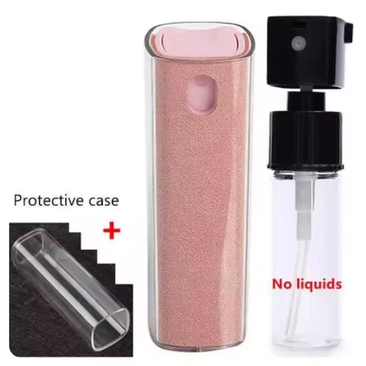 2 in 1 Phone Screen Cleaner Spray Portable Tablet Phone Touch Screen Cleaner Microfiber Cloth Set Glass Mini Cleaning Artifact