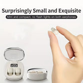 Invisible Earbuds Sleep Smallest Mini Wireless Ear Buds Discreet for Work Headphones True Wireless Earpiece with Charging