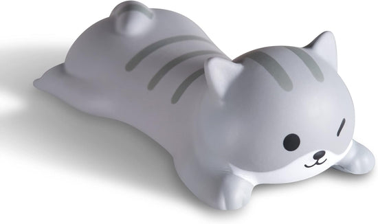 Cute Wrist Rest Support for Mouse Keyboard Computer Elbow Pad Arm Rest for Desk Ergonomic Kawaii Office Supplies Slow Rising PU Mouse Pad Cat