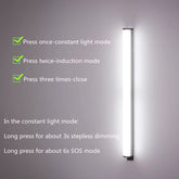 Smart Motion Sensor LED Night Light Bedroom Night Lamp Wireless Dimming USB Charging Night Lamps Cabinet Kitchen Lighting