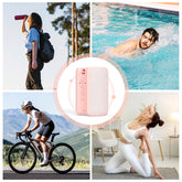 Portable Bluetooth Speaker, IPX7 Waterproof Wireless Speaker with Bluetooth 5.0, TWS Mini Speaker for Outdoor/Party/Beach/Travel/Gifts, Pink