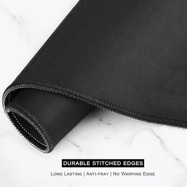 Large Gaming Mouse Pad, Forest Theme XXL 35.4 X 15.7 in Desk Pad Stitched Non-Slip Rubber Long Computer Mousepad Thin Extended Full Size Desk Mat for Desktop, Laptop, Wireless Mice, White