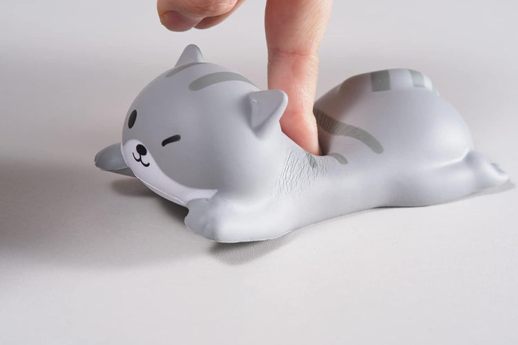 Cute Wrist Rest Support for Mouse Keyboard Computer Elbow Pad Arm Rest for Desk Ergonomic Kawaii Office Supplies Slow Rising PU Mouse Pad Cat