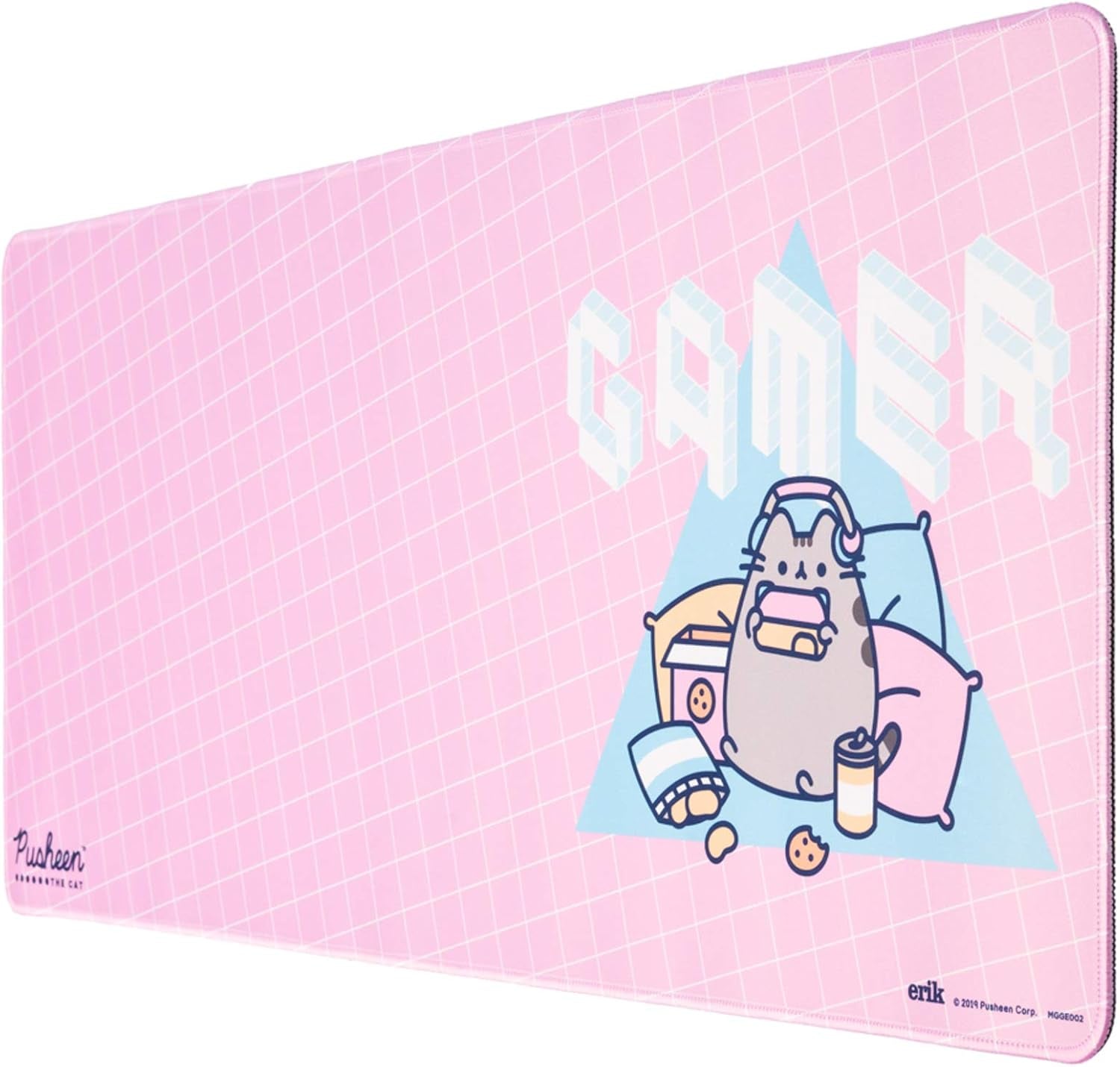XXL Mouse Pad - Pusheen Gifts for Cat Lovers | Gaming Desk Mat 31.5 X 13.8 Inches, Non-Slip Rubber Keyboard & Mouse Mat Large | Gaming Gifts Gamer