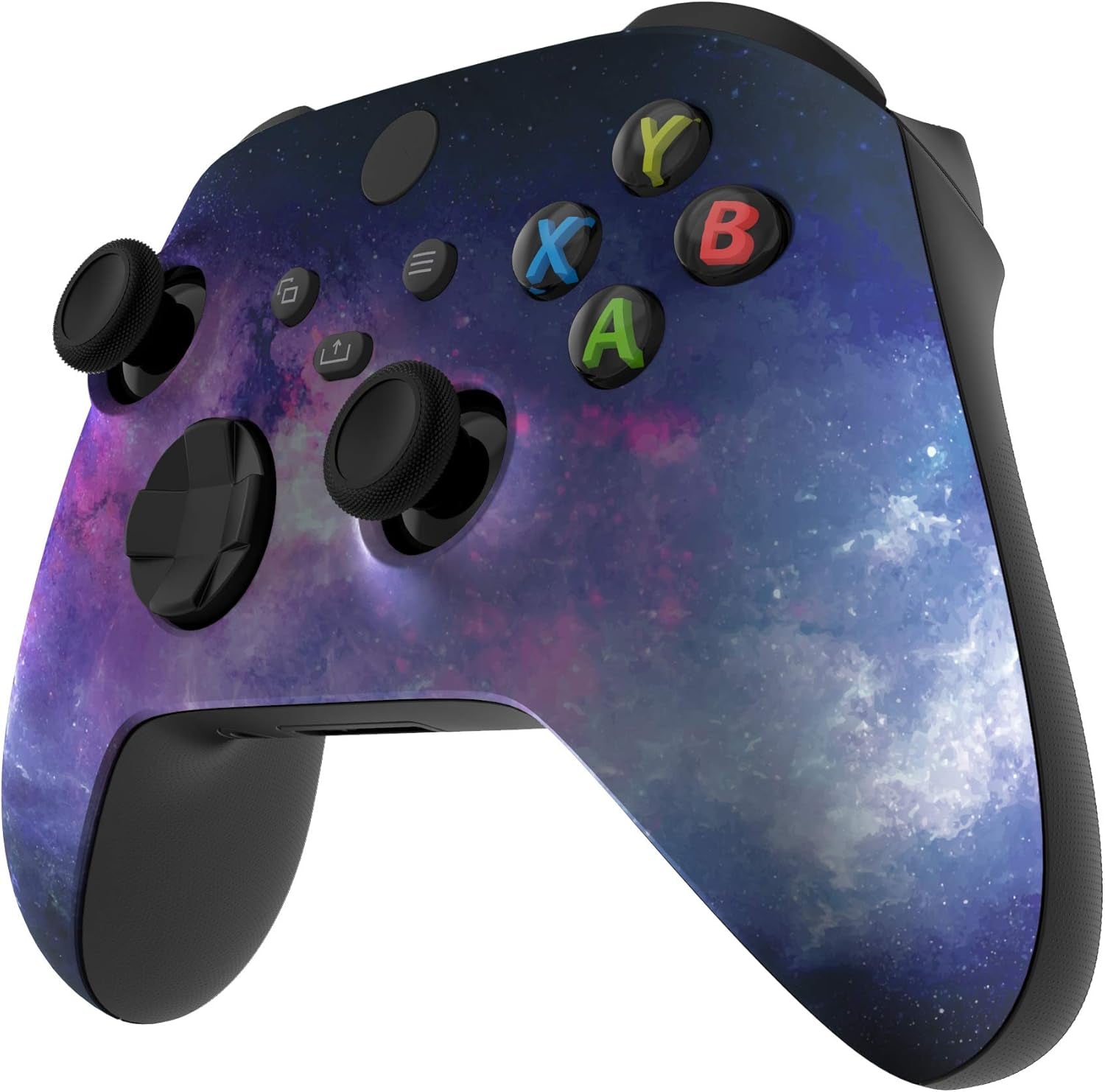 Nebula Galaxy Soft Touch Front Housing Shell for Xbox Series X/S Controller, Custom Cover Faceplate for Xbox Series X/S, for Xbox Core Controller - Controller NOT Included
