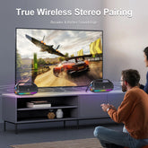 Bluetooth Speaker, Portable Speaker with DJ Lights, Deep Subwoofer, Wireless Waterproof Outdoor Speaker for Pool Beach Party, D20