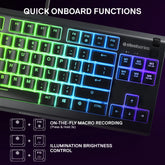 Apex 3 TKL RGB Gaming Keyboard - Tenkeyless - Water & Dust Resistant - PC and USB-A