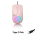 Wired RGB Backlit Honeycomb Shell Gaming Mouse