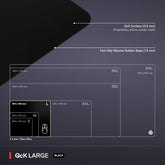 Qck Gaming Mouse Pad - Large Cloth - Optimized for Gaming Sensors