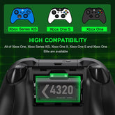 Controller Charging Station with 2 X 4320Mwh Rechargeable Battery Packs for Xbox Series